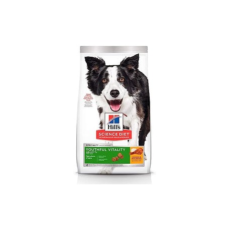 Hill's Science Diet, Alimento para Perro Youthful Vitality 7+ años, Seco (bulto) 5.7kg