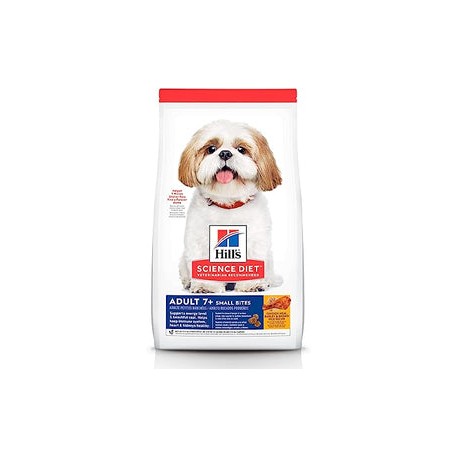 Hill's Science Diet Small Bites, Alimento Seco para Perro Adulto 7+, 2 Kg / 4.4LB