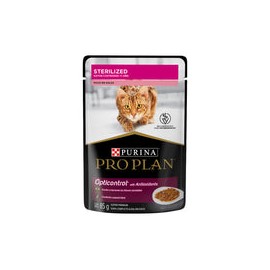 Pro Plan Pouch Gato Adulto Esterilizado Pavo 85g - Alimento Húmedo Gato