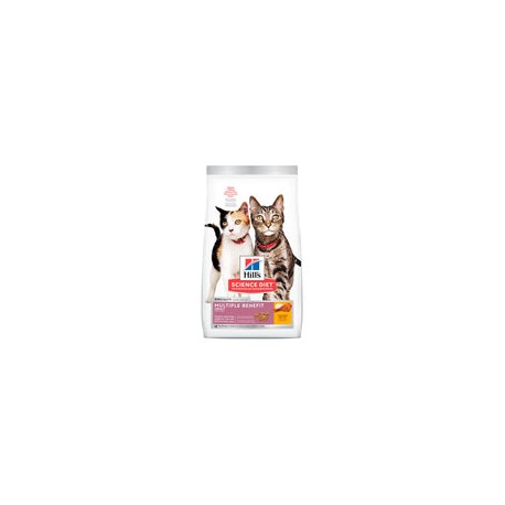 Hill's Science Diet Múltiple Benefit Comida Seca para Gatos Adultos, 3.2 kg