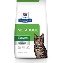 Hill's Prescription Diet Metabolic Alimento Seco Control de Peso para Gato Adulto 8.5Lb/3.8Kg 1955