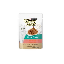 FANCY FEAST - Alimento Húmedo Petit Filete Salmón Pouch 85 g