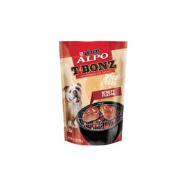 Purina Alpo T-Bonz Sabor Ribeye con Carne Real Snacks para Perro 128g